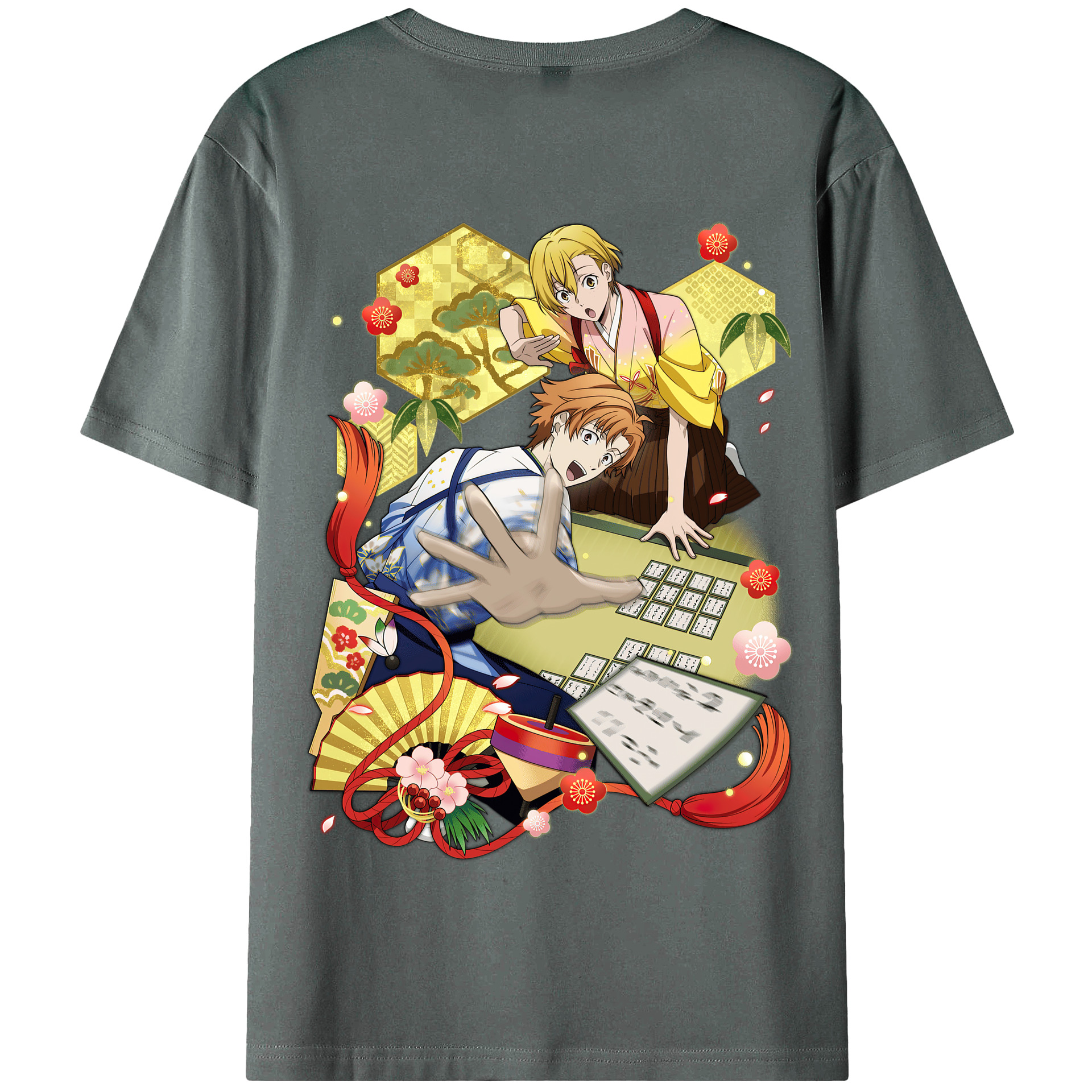 （画像用） 文豪ストレイドッグス Bungo Stray Dogs 綿100％半袖Tシャツ（背面プリント）